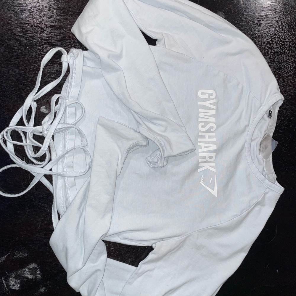 Gymshark cropped top long sleeve